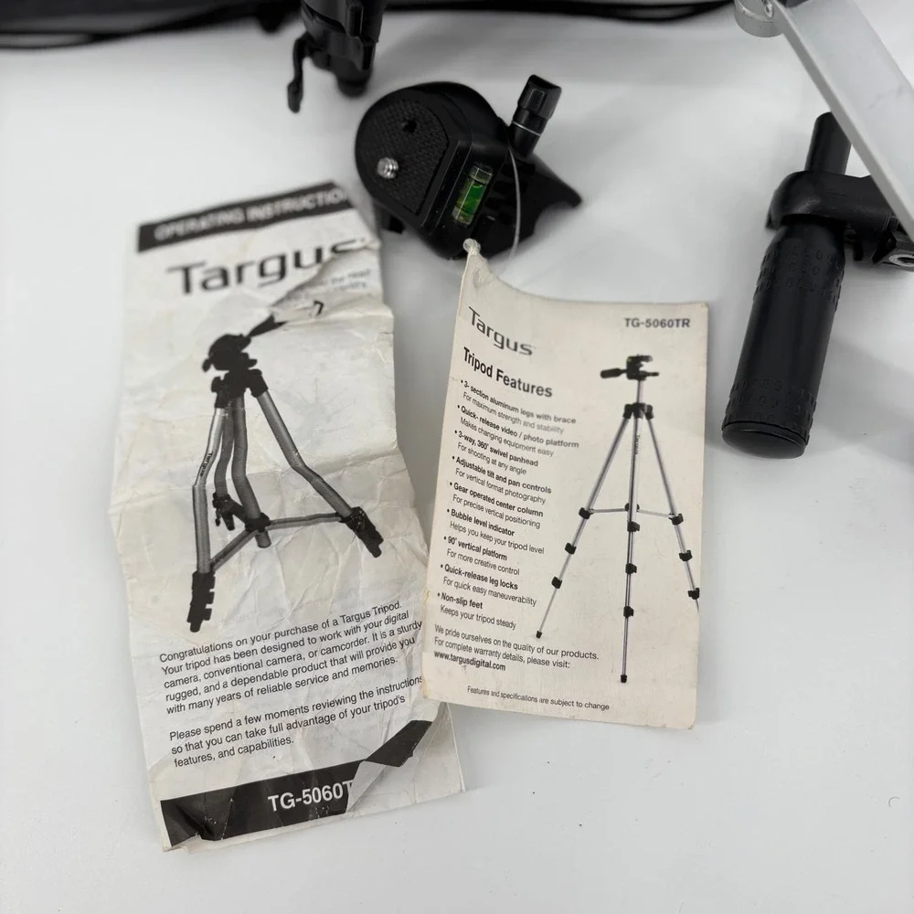 Vintage Minolta XD 11 Sears KSX 35mm Camera Lot Untested Vivitar‎ Lens Flash Kit